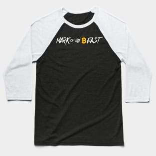 Funny Bitcoin Theme Design Baseball T-Shirt